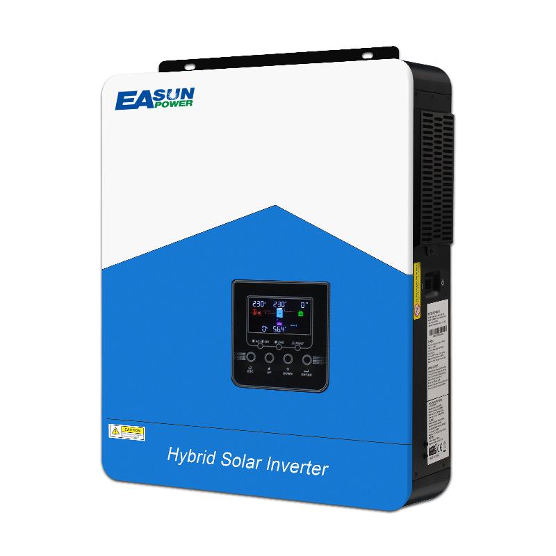 Easun Power 6200w 48v MPPT Hybrid Off Grid Dual Output Pure Sine Wave 120a 230v 50/60hz Solar Inverter Charger with BMS WiFi