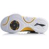 Li Ning Storm 1 Модные износостойкие дышащие баскетбольные кроссовки средней высоты Мужские Черно-желтые ABAP073-4