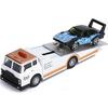 Movable Joint Rescue Engineering Vehicles Diecast Metal City Rescue Trailer Toy  Gifts for Kids
