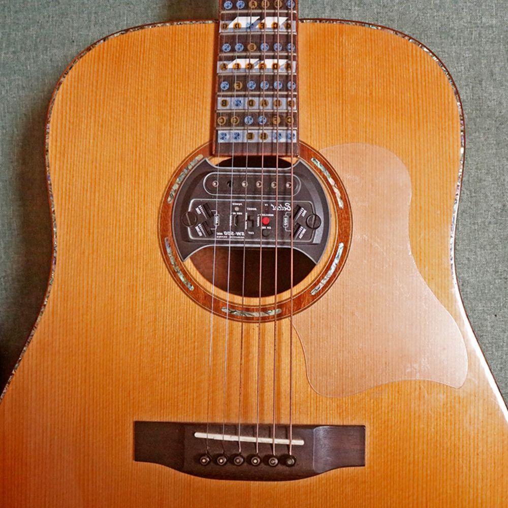 Прозрачная гитарная защита ABS, водостойкая, устойчивая к царапинам, классическая защитная пластина, аксессуары для гитары