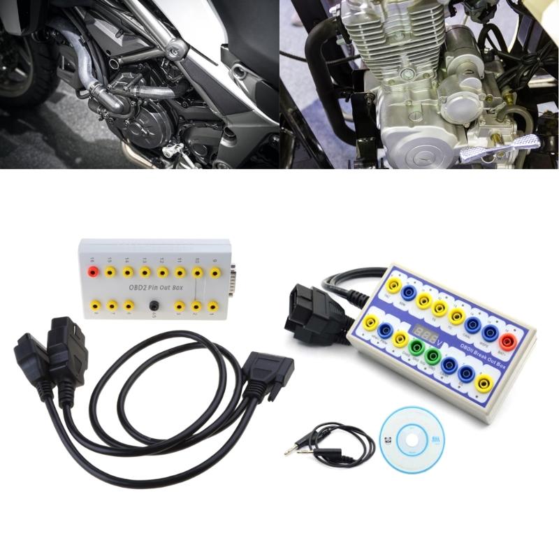 Автомобильный детектор протоколов OBD2, тестовая коробка для диагностики OBD CAN