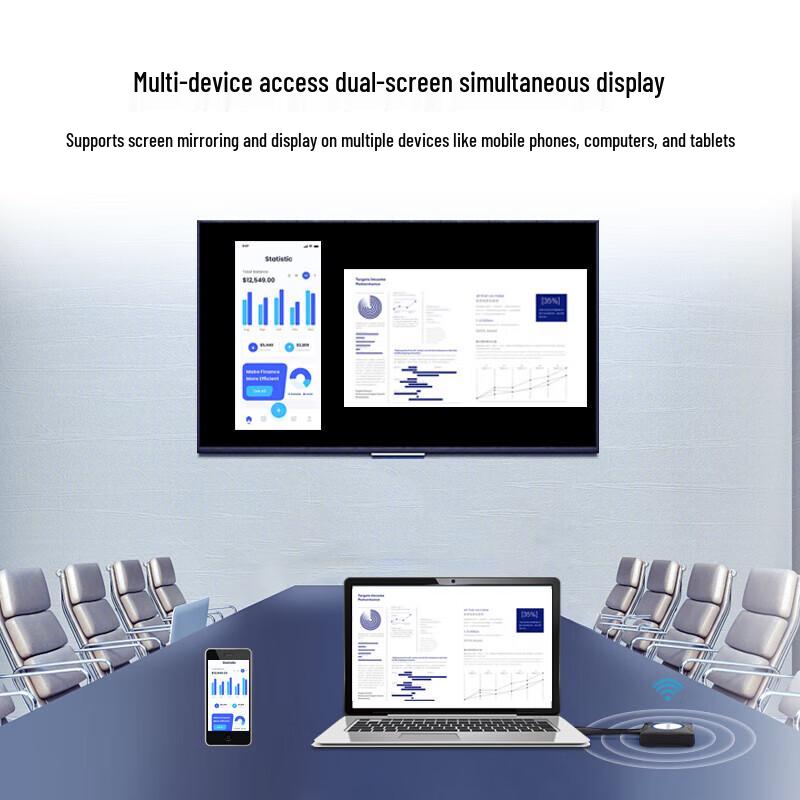 BOEGAM Wireless HDMI Screen Mirroring Adapter (CN version)