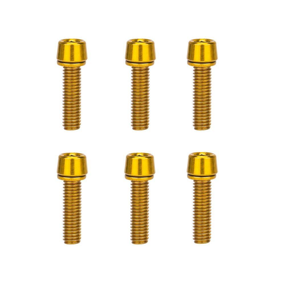 6PCS Stainless Steel Bicycle Riser Screws Bike Stem Bolts for Road Bike/Bike Handlebar/Riding