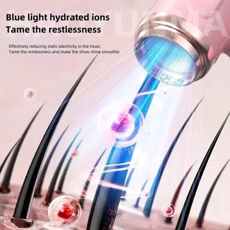 Портативный USB перезаряжаемый беспроводной фен для волос Инструменты для укладки волос на открытом воздухе Путешествия с сильным ветром Мощные отрицательные ионы
