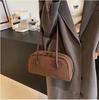 Women Shoulder Bag Multi Pocket Underarm Bag Faux Suede Tote Purse Zipper Satchel Bag Designer Brand Ladies Shoulder Bag