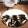 Migos (1) Round Office Rug Decorative Floor Rug for Office Bedroom Living Room and Home Space