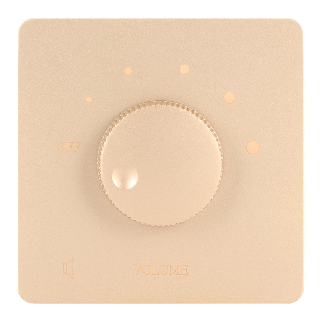 50W Volume Control Professional Safety 5 Gears Tuning Knob Volume Controller for Home Speakers Grey