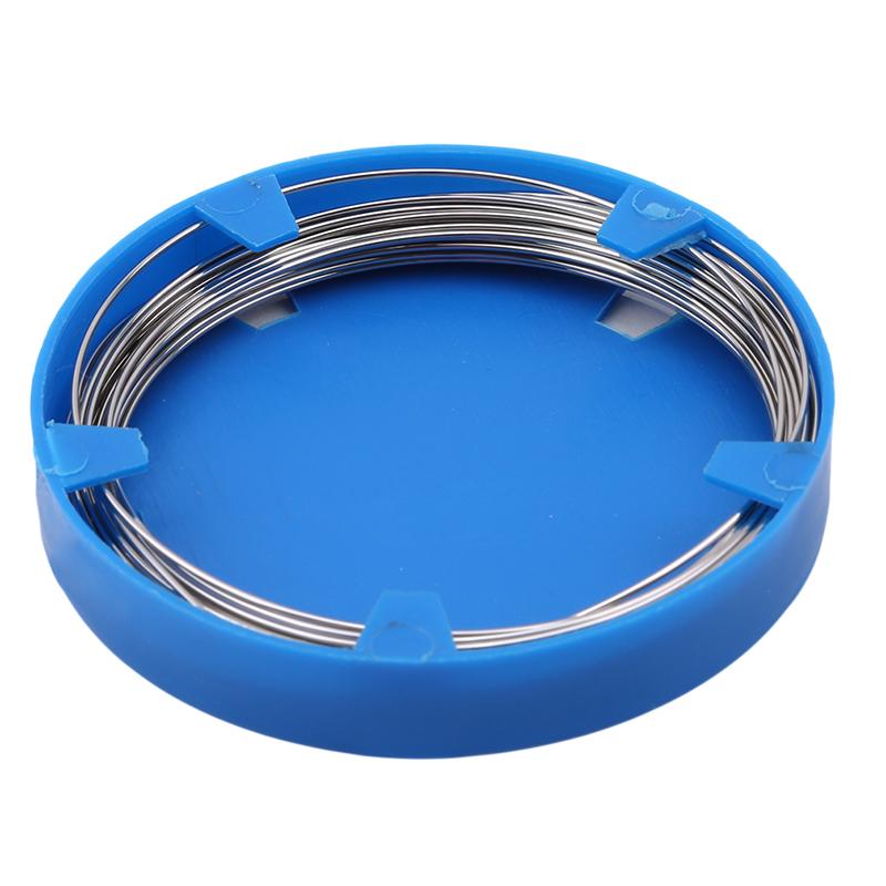 Стоматологическая проволока из нержавеющей стали 0,5/0,6/0,7/0,8/0,9/1,0 мм для хирургических инструментов для ортодонтических зубов