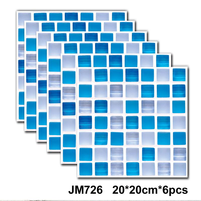 Самоклеящаяся мраморная настенная плитка - Водонепроницаемые наклейки для кухонных фартуков, ванных комнат, гостиных, Легко устанавливаются и снимаются
