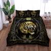 Комплект постельного белья Indigo Cloud Vintage King Queen Double Full Twin Single Size Duvet Cover Set