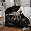 1pc Imagine Dragons Flannel Blanket [Cozy Throw Blanket] For Sofa, Bed, Travel, Camping, Livingroom, Office, Couch, Chair, And Bed