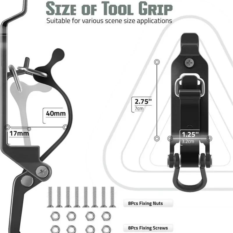 Вращающийся на 360 градусов держатель, универсальное крепление для лопаты, прочное настенное крепление, кронштейны для крепления лопаты, крепление для багажника на крышу, аксессуары
