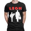 Humor Leon The Professional T-Shirt Men Crew Neck Pure Cotton T Shirts Movie Short Sleeve Tee Shirt Gift Idea Tops
