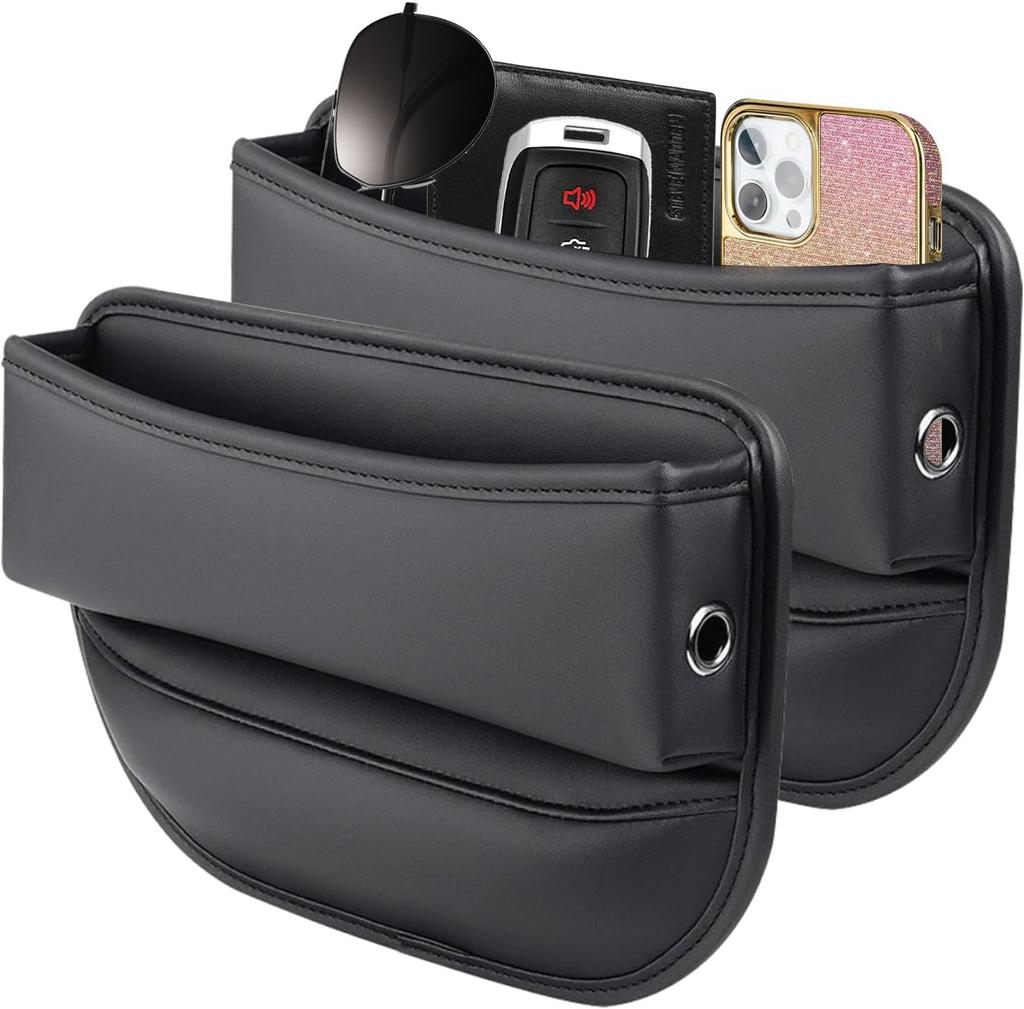 2 шт. Органайзер-заполнитель щели между сиденьем и консолью автомобиля Автомобильные аксессуары Универсальный для автомобиля, внедорожника, грузовика Заполните щель между сиденьем и консолью Остановите вещи