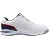 Mizuno Nexlite Energy Boa Golf Shoes, Lightweight, Wide Grip, Waterproof, White and Navy, Size 26.5 cm, 4E