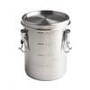 Stainless Steel Storage Canister with Airtight Design for Kitchen Use