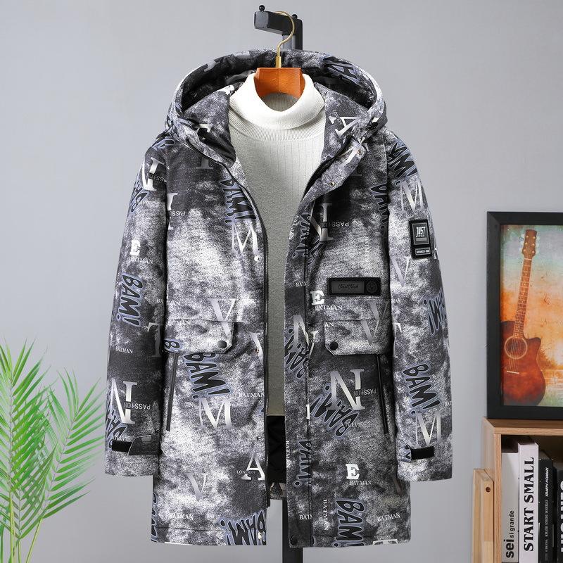 Пальто больших размеров, мужское толстое хлопковое пальто, зимнее пальто средней длины, хлопковая куртка большого размера, свободная утолщенная толстая мужская куртка 4XL-10XL