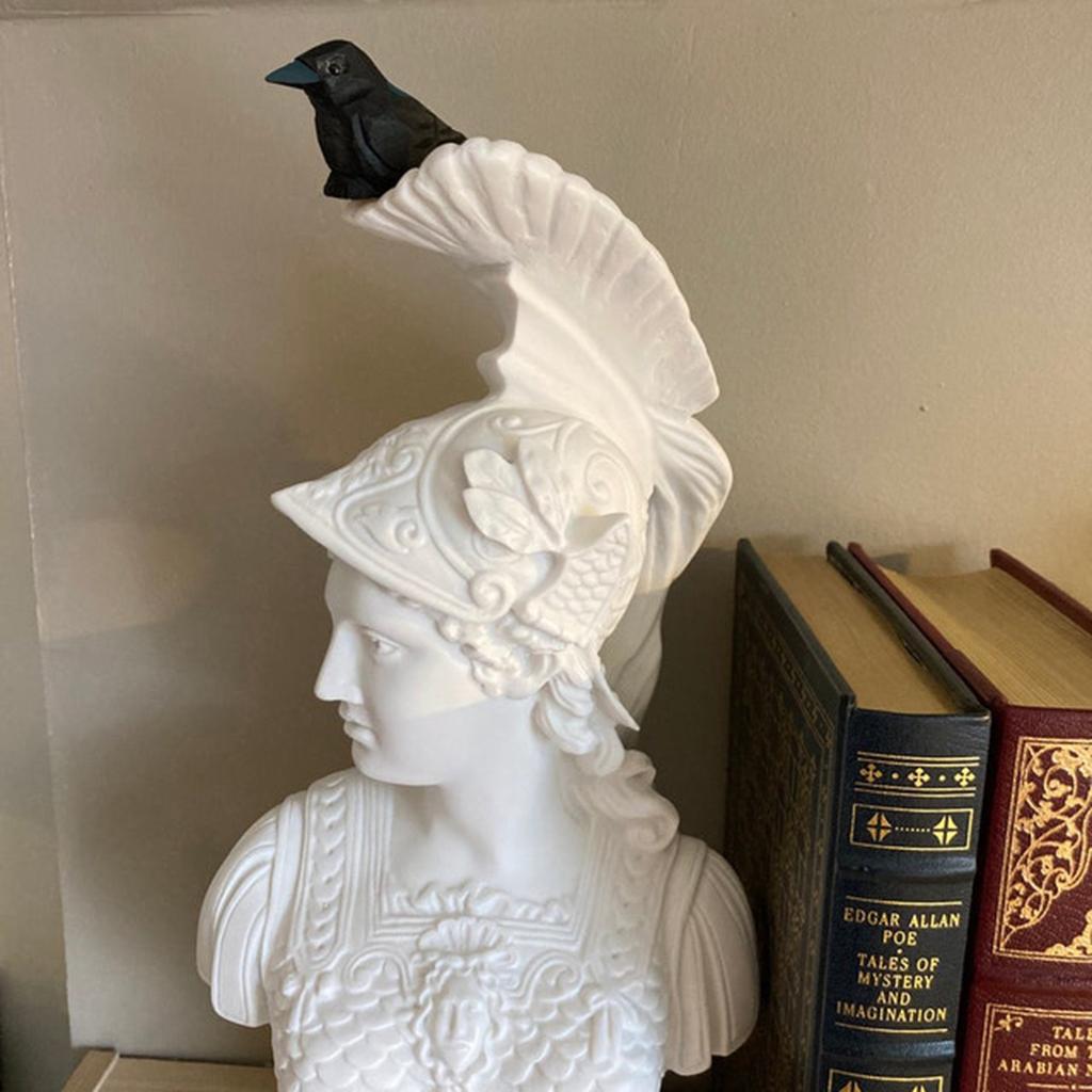Blackbird Crow Statue Resin Decoration Small Animal Household Tabletop Decoration