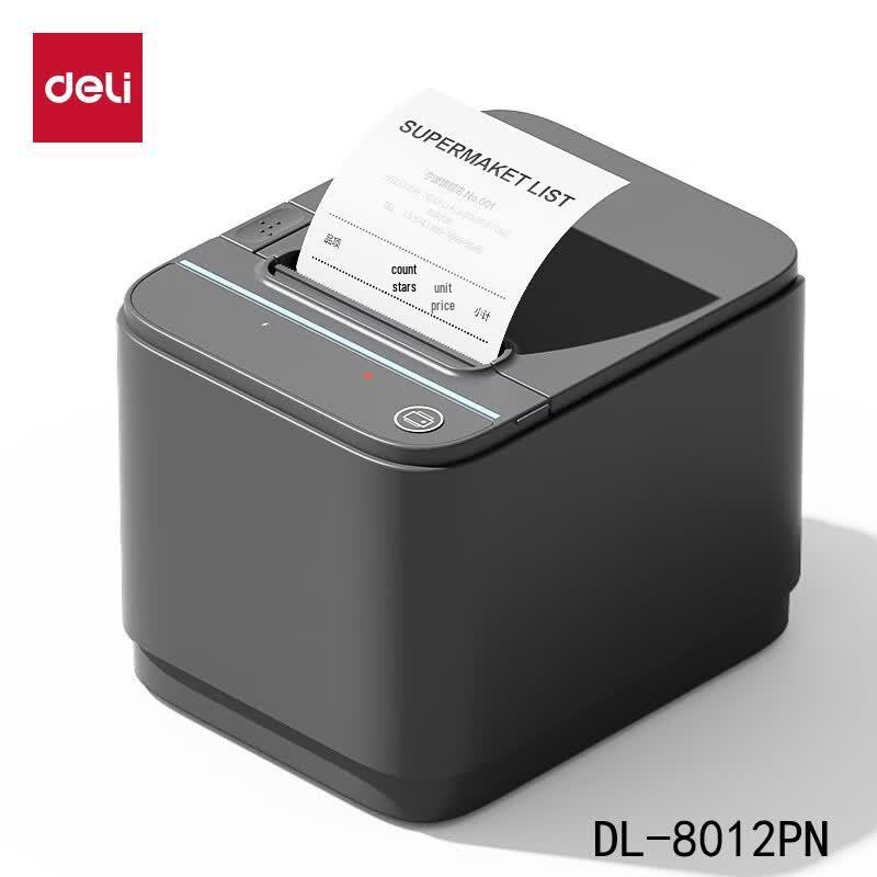 Deli DL-8012PN 72mm Thermal Receipt Printer CN plug (adapter included)