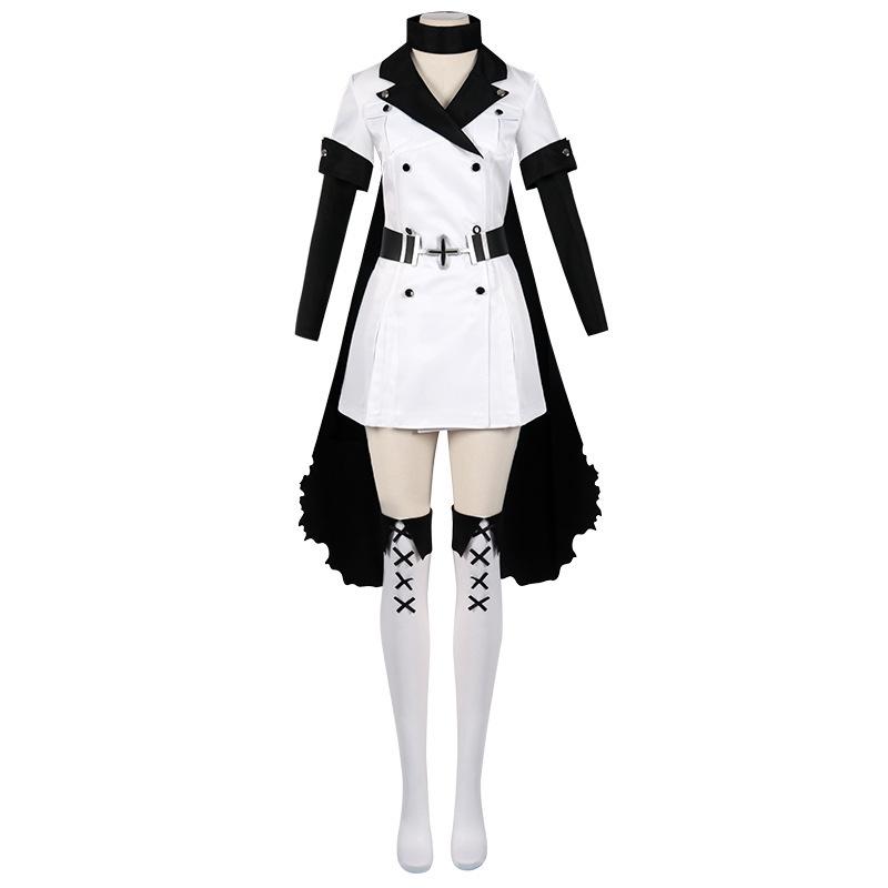 Аниме Akame Ga KILL Esdeath Esdese Косплей Манга Общая униформа со шляпой, париком, носки для костюмов на Хэллоуин