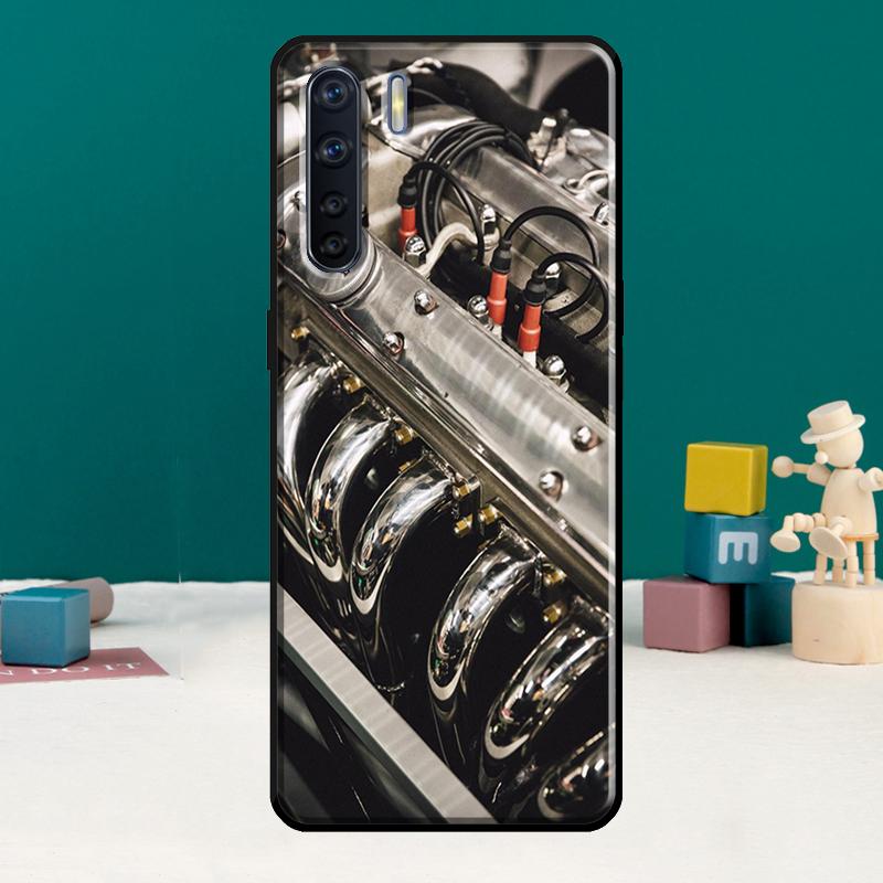 Mechanical Engines Phone Case For Oppo A40 A60 A80 A78 A98 A18 A38 A58 A15 A17 A77 A74 A94 A54 A57S A16 A76 A96
