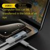 Адаптер Type C OTG 10 Гбит/с Быстрая передача данных 100 Вт PD Зарядка USB 3.2 / Type-C Конвертер зарядки для телефона