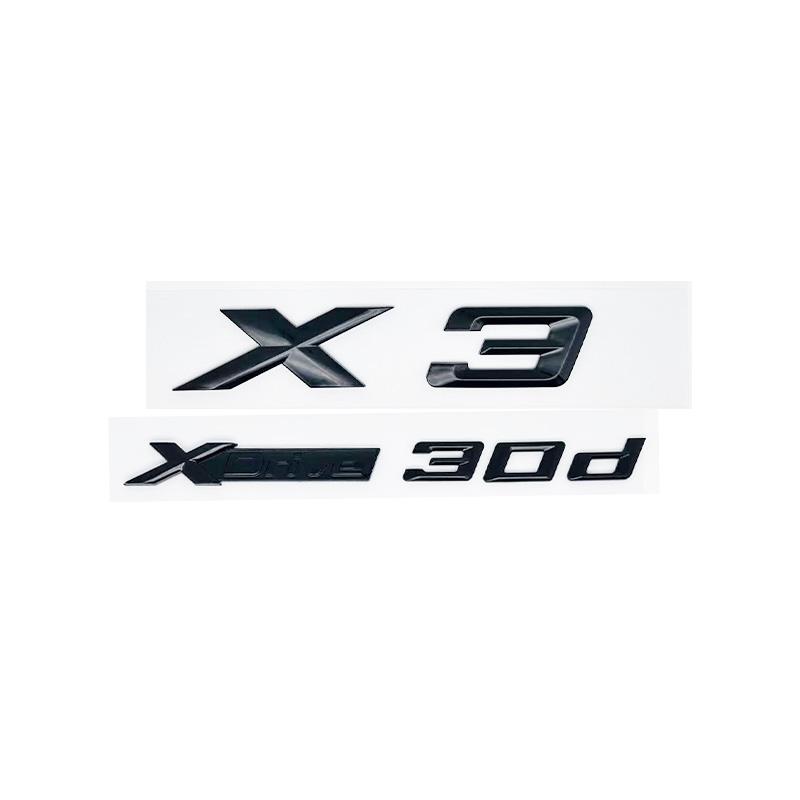 3D ABS Буквенные Шильдики для Эмблемы Багажника Подходят для Моделей BMW X3 E83 F25 G01, а Также XDrive 20i 28i 30i 35i 20d 30d SDrive20i pf2