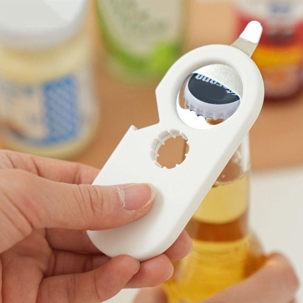 1/3PCS Lightweight Magnetic Bottle Opener 5-In-1 Fridge Magnet Opener Box Opener Kitchen Tool