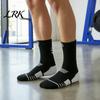 Амортизирующие спортивные носки 1 пара Мужские носки средней длины, Влагоотводящие Атлетические Беговые для тренировок Мягкие Тренировочные Повседневные Тонкие Для спортзала На открытом воздухе Тренировки
