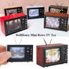 Ретро Портативный ТВ Игрушка Украшение Гостиной Миниатюрная Симуляция Мебели Телевизионные Украшения