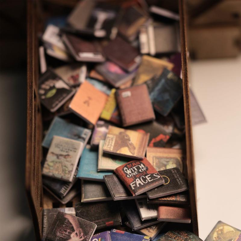 200 шт. Мини-книги Аксессуары для кукольного домика Миниатюры Книжное украшение Миниатюрный аксессуар для кукольного домика для гостиной, кабинета