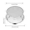 With Drainer Net Stainless Steel Oil Drain Pan Double-ear Handle Snack Serving Dish  Kitchen