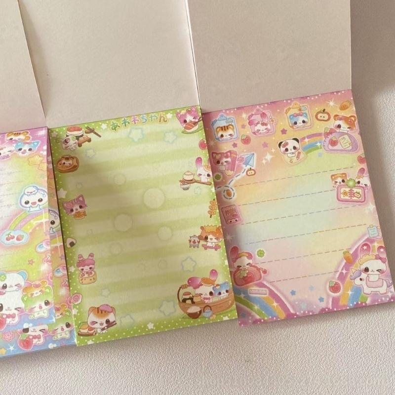 Радужные животные заметки Удобные школьные и офисные принадлежности Милые листки для заметок Бумажная текстура Подходит для ведения дневника