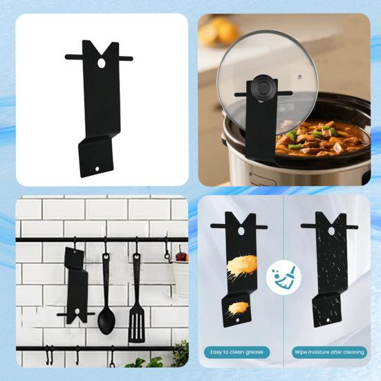 Держатель крышки мультиварки для плиты, полка для хранения крышки мультиварки, многофункциональный органайзер для кухонных принадлежностей
