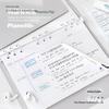 Папка-регистратор на кольцах формата А4 для mind map, для выпускных экзаменов, с блоком для записей формата B5, тетрадь с креплением сверху