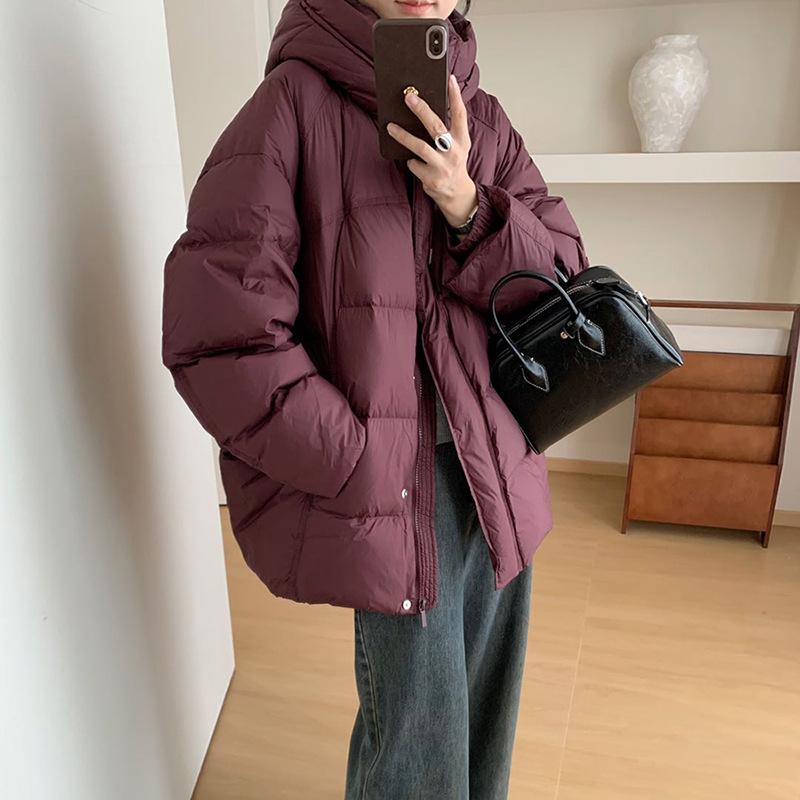 Женская куртка-пуховик Premium sense 90 белого цвета с утиным пухом 2024 года, новая утепленная, устойчивая к холоду, модная куртка-пуховик с небольшими бретелями