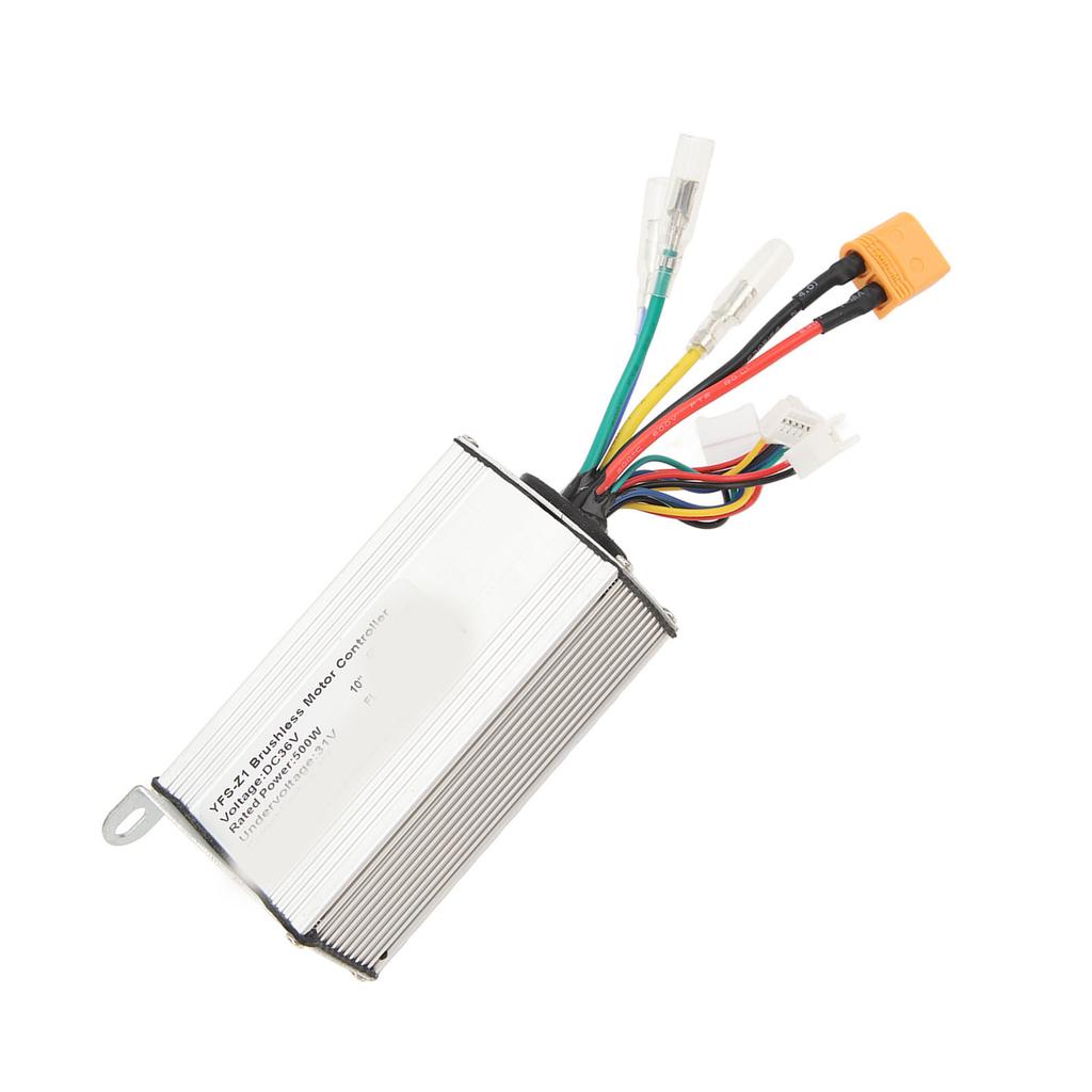 Контроллер для электрического велосипеда 36 В 500 Вт, хорошее рассеивание тепла, чувствительное управление, безопасный 10-дюймовый электрический