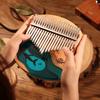 Hluru Kalimba Thumb Piano 21 клавиша Буковое дерево для большого пальца Фортепиано Портативный музыкальный инструмент синий