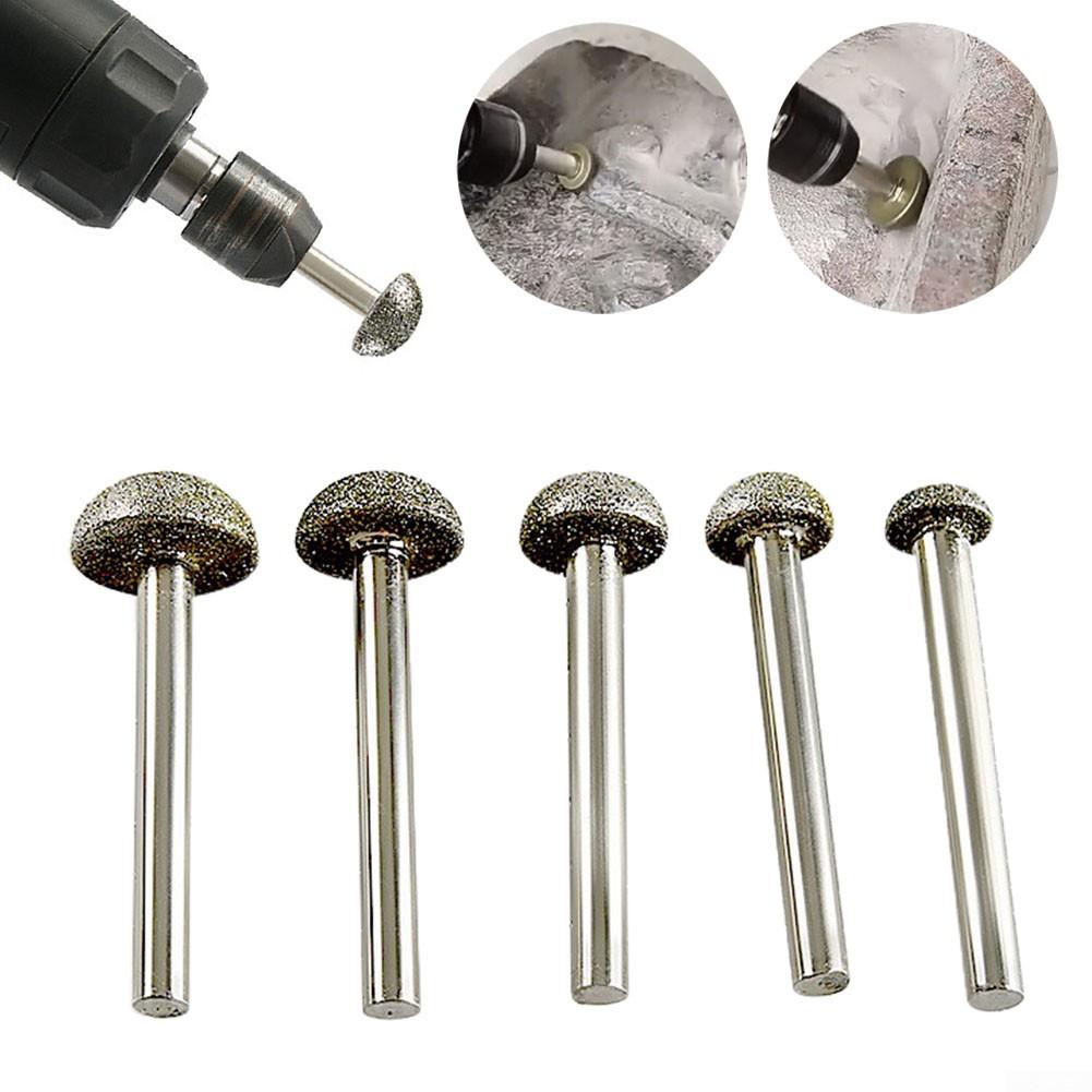 Шлифовальное сверло 12/14/16/18/20 мм, хвостовик 6 мм, абразивная резьба