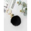 Брелок из натурального меха норки LALA - Черный