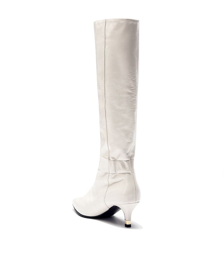Missue Long Back Shirred Boots