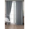 Issa Blackout Discharged Thermal Light Grey Fund Curtain Single Wing