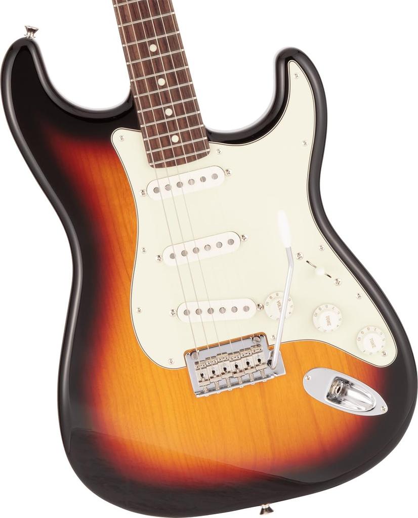 Электрогитара Fender, сделанная в Японии, Hybrid II Rosewood Sunburst Stratocaster®, накладка на гриф, 3 цвета