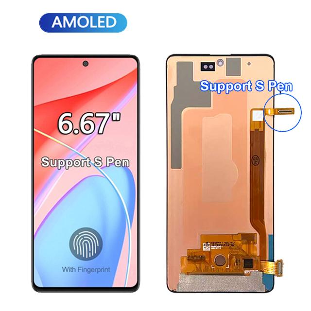 AMOLED Дисплей для Samsung Galaxy Note10 Lite LCD Дисплей Сенсорный Экран Дигитайзер для Samsung Note 10 Lite SM-N770F LCD Дисплей
