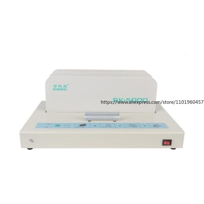 Высококачественная машина для финансового переплета с функцией термоклея Маленькая машина для клеевого переплета Офисные настольные аксессуары