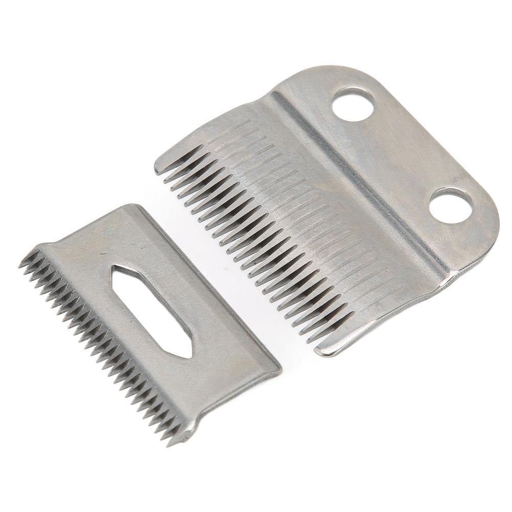 2PCS 2 Hole Design Clipper Blades Replacement Waterproof Professional Clipper Blades Barber Shop