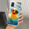 Чехол для телефона с резиновыми уточками для бассейна для Samsung Galaxy A52 A32 A22 A12 A02S A50S A30S A10S Note 20 Ultra 10 Plus S10 A31 A20 A