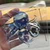 Sugar Filled Glitter Octopus Squishy Simulation Stress Relief Toy  For Stress Anxiety Relief