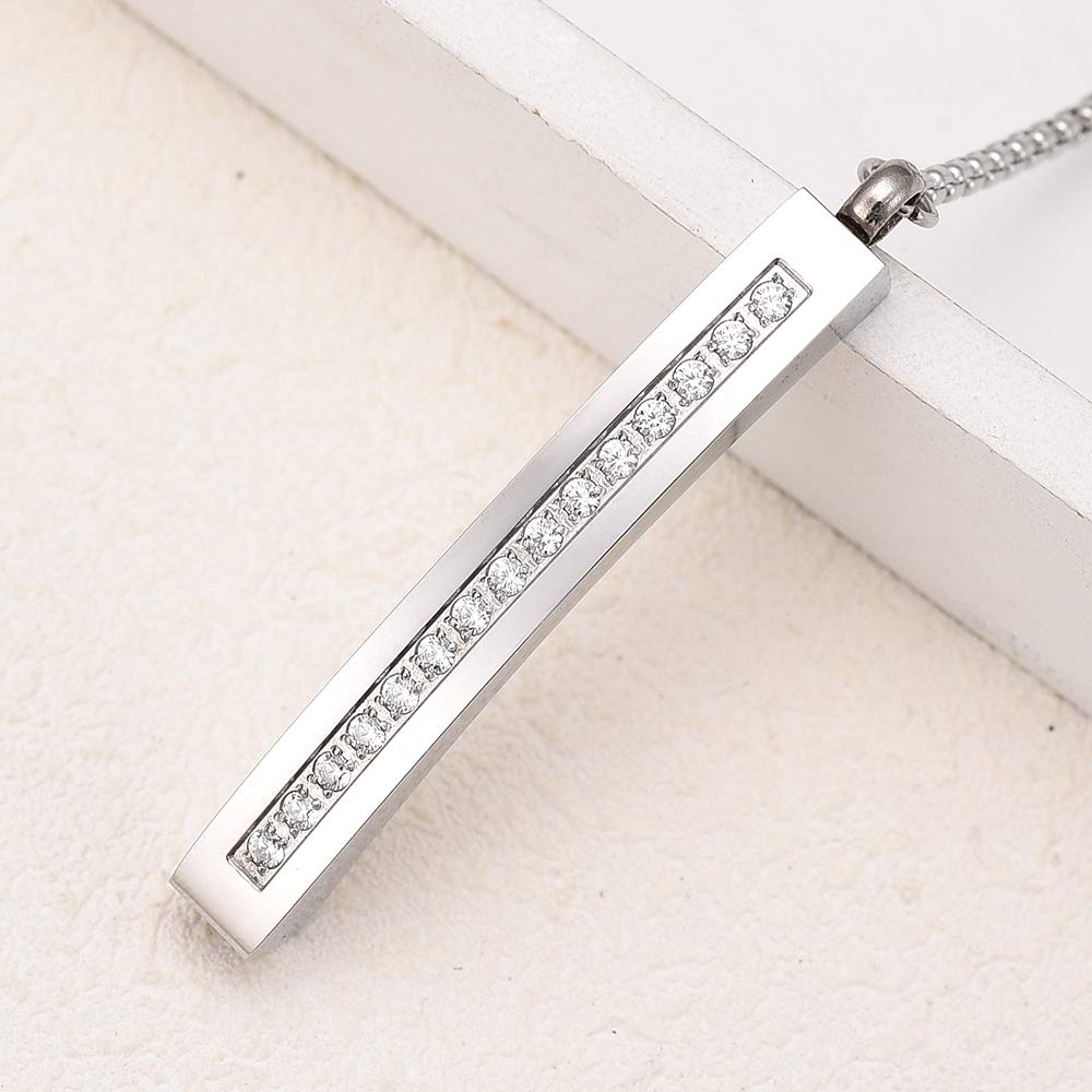 Браслет из нержавеющей стали с кристаллами для кремации, кубическая урна для пепла, медальон, памятный ювелирный браслет для пепла из нержавеющей стали, сталь, нет,