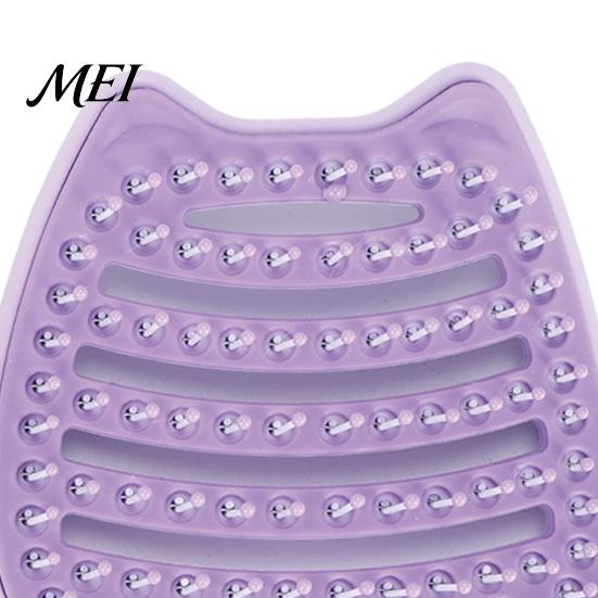 Easy Clean Hairbrush Cat Ear Self Cleaning Hair Brush for Women, Vented Styling Detachable Faster Blow Drying, Curved Detangler Sensitive Scalp